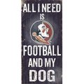 Fan Creations Fan Creations C0640 Florida State University Football And My Dog Sign C0640-Florida State